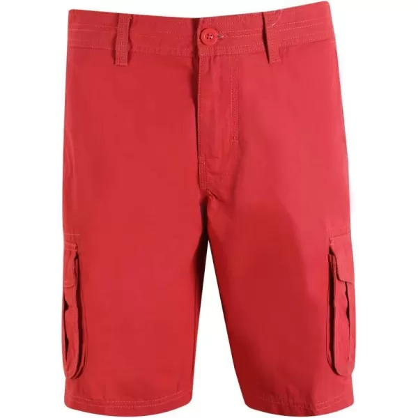 Columbia Mens Washed Out Short Cotton Classic FitSunset Red