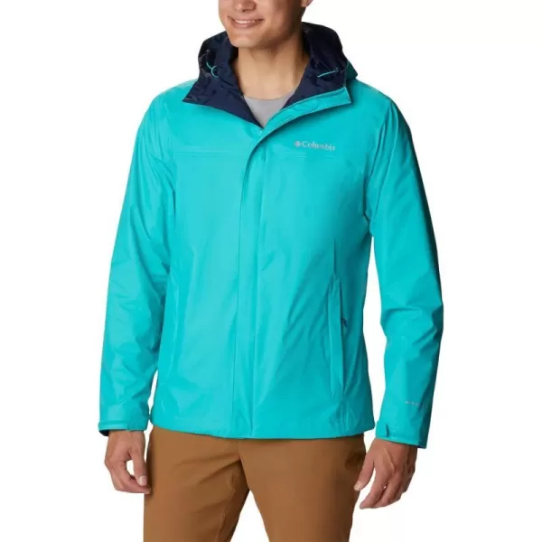 Columbia Mens Watertight II Rain JacketBright Aqua