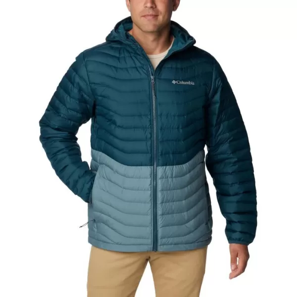 Columbia Mens Westridge Down Hooded JacketMetal Night Wave