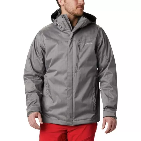 Columbia Mens Whirlibird IV Interchange Jacket Waterproof  BreathableCity Grey Melange