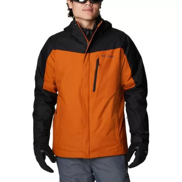 Columbia Mens Whirlibird IV Interchange Jacket Waterproof  BreathableWarm CopperBlack