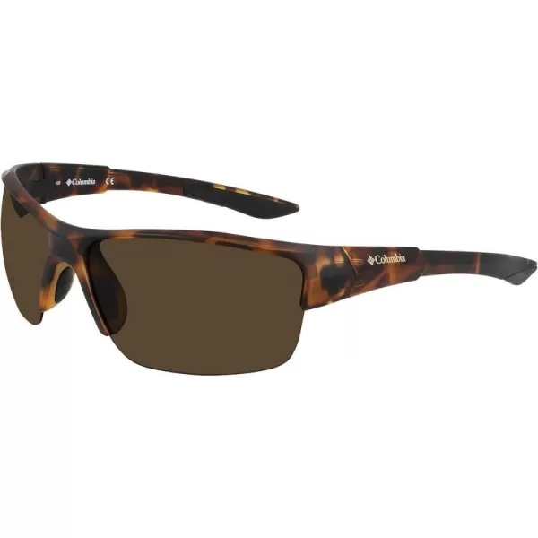 Columbia Mens Wingard Rectangular SunglassesMatte Dark Tortoise