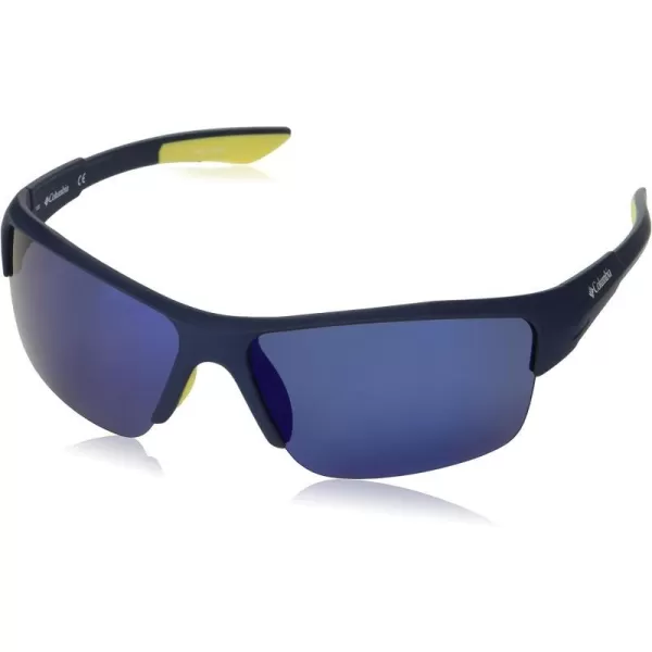 Columbia Mens Wingard Rectangular SunglassesMatte Navy