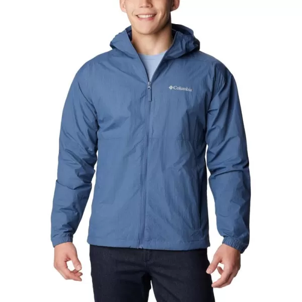 Columbia Mens Yocum Ridge Lined Wind JacketDark Mountain