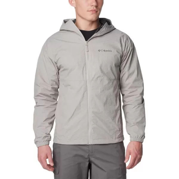 Columbia Mens Yocum Ridge Lined Wind JacketFlint Grey