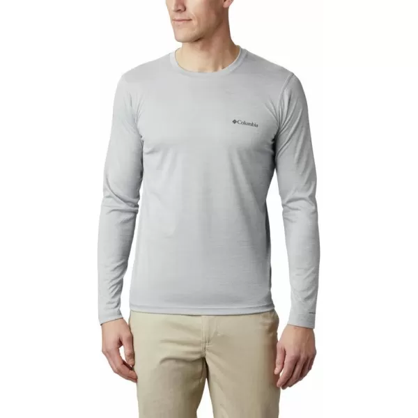 Columbia Mens Zero Rules Long Sleeve ShirtColumbia Grey Heather