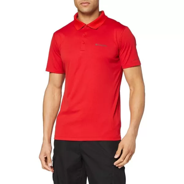 Columbia Mens Zero Rules Polo ShirtBonfire