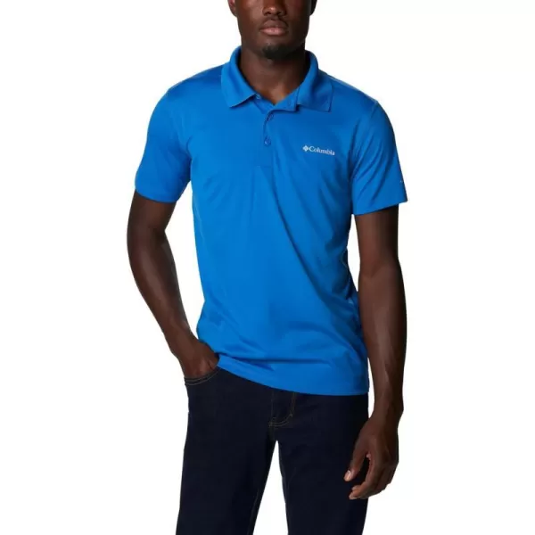 Columbia Mens Zero Rules Polo ShirtBright Indigo