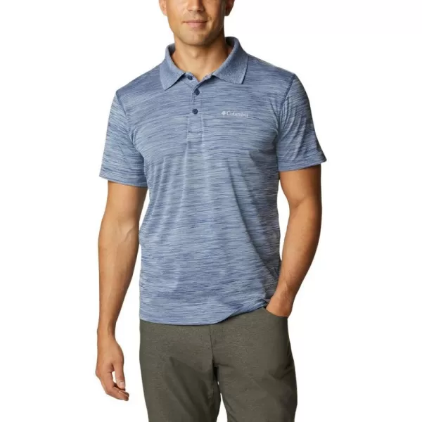 Columbia Mens Zero Rules Polo ShirtCarbon Heather  Active