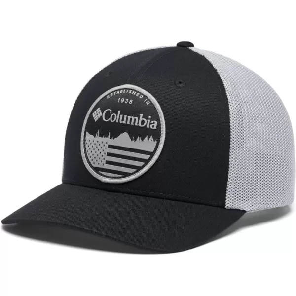 Columbia Mesh Ball CapBlackColumbia GreyFlag