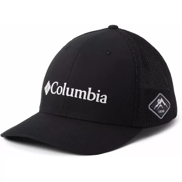 Columbia Mesh Ball CapBlackWhite