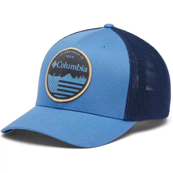 Columbia Mesh Ball CapSkylerCollegiate NavyFlag