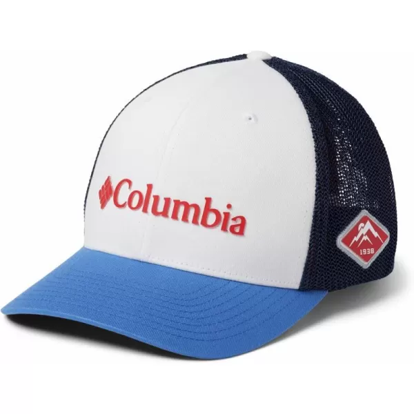 Columbia Mesh Ball CapWhiteCollegiate NavyVivid Blue