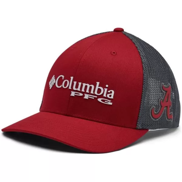 Columbia Mesh Snap BackHigh CrownAla  Red VelvetCharcoal