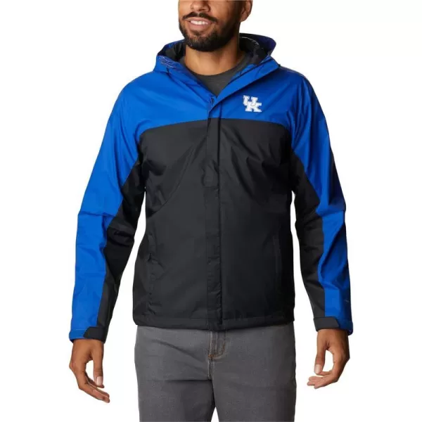 Columbia NCAA mens Glennaker Storm JacketKentucky Wildcats Uk  Azul Black