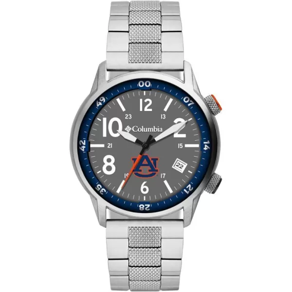 Columbia OUTBACKER Auburn Tigers Mens Stainless Steel Watch with Stainless Steel BraceletColumbia OUTBACKER Auburn Tigers Mens Stainless Steel Watch with Stainless Steel Bracelet