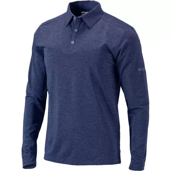 Columbia OmniWick Pin High Long Sleeve PoloNavy