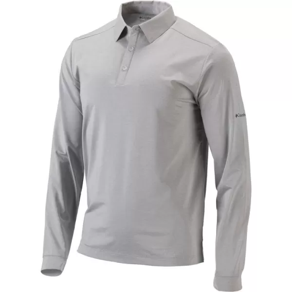 Columbia OmniWick Pin High Long Sleeve PoloVarsity Grey