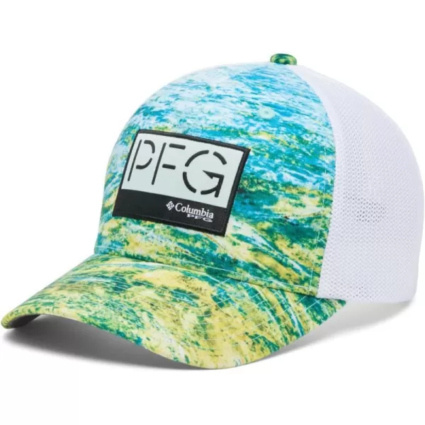 Columbia PFG Camo Mesh Ball CapGulf StreamDeepsea Fade