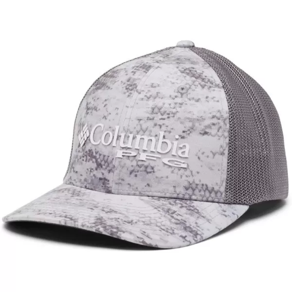 Columbia PFG Camo Mesh Ball CapHighHigh Crown Cool Grey Pfg Camo