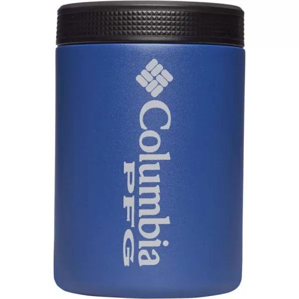 Columbia PFG DoubleWall Vacuum Can and Bottle Cozie StainlessCarbon Flag