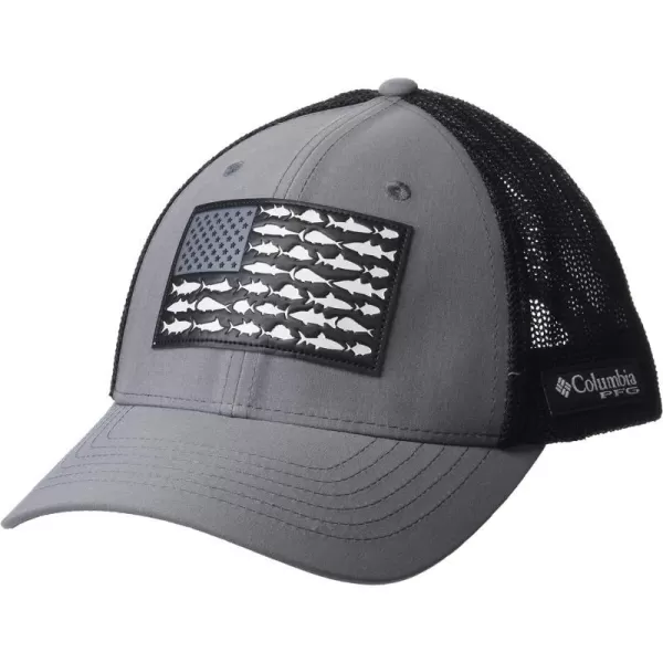 Columbia PFG Fish Flag 110 Snap BackCity GreyBlack