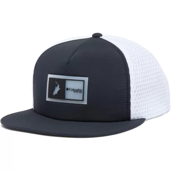 Columbia PFG Floating Flat Brim Snap BackBlack