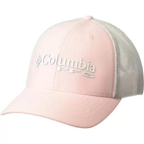 Columbia PFG Logo 110 Snap BackSatin PinkWhite