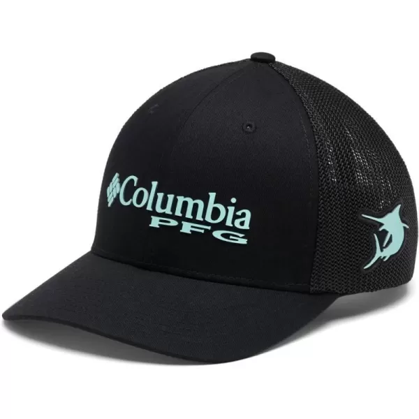 Columbia PFG Logo Mesh Ball CapBlackGulf Stream