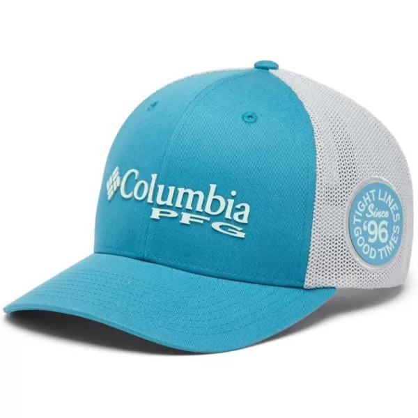 Columbia PFG Logo Mesh Ball CapCanyon BlueIcy Morn