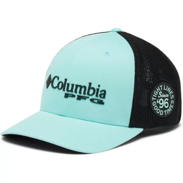 Columbia PFG Logo Mesh Ball CapGulf StreamBlack