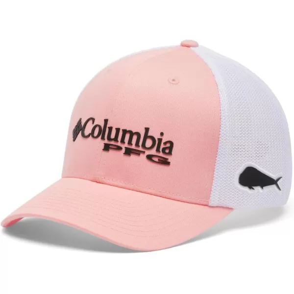 Columbia PFG Logo Mesh Ball CapSorbetBlack