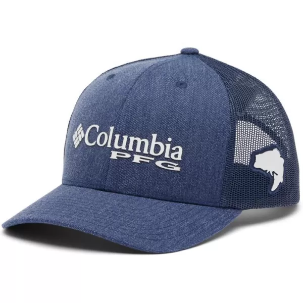 Columbia PFG Mesh Canada Fish Flag StretchFit HatCarbon Heather