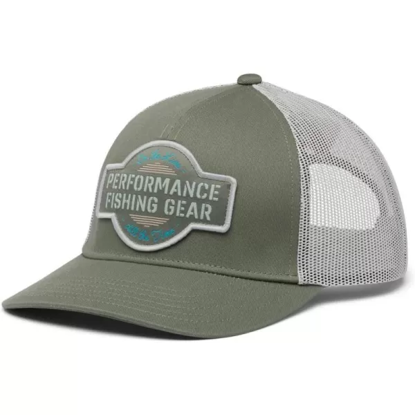 Columbia PFG Patch 5 Panel Snap BackCypressCool Grey