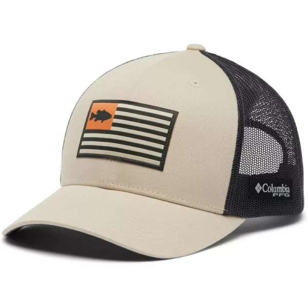 Columbia PFG Patch Mesh Snap BackFossilSharkFish Star Bass