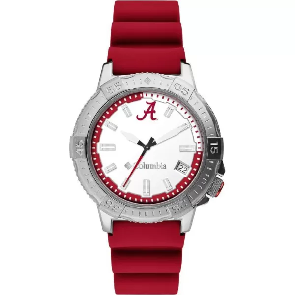 Columbia Peak Patrol Alabama Crimson Tide Mens Watch with Maroon Silicone StrapColumbia Peak Patrol Alabama Crimson Tide Mens Watch with Maroon Silicone Strap