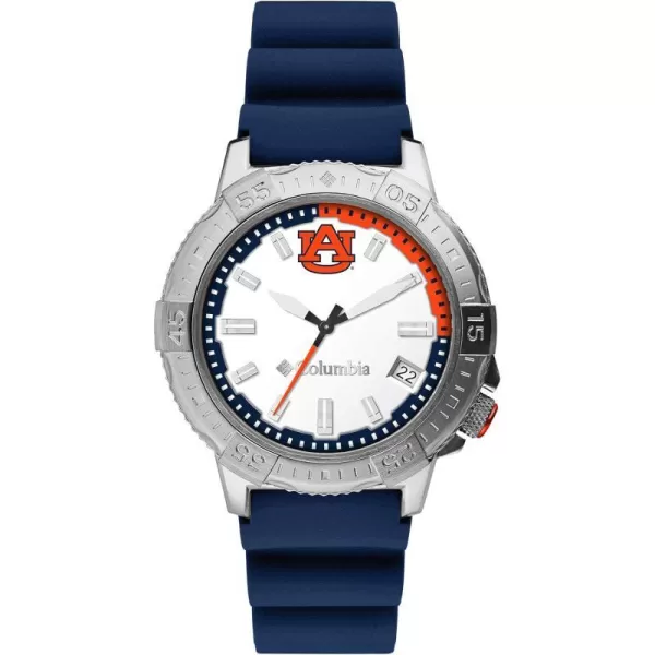 Columbia Peak Patrol Auburn Tigers Mens Watch with Blue Silicone StrapColumbia Peak Patrol Auburn Tigers Mens Watch with Blue Silicone Strap