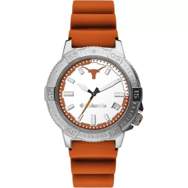 Columbia Peak Patrol Texas Longhorns Mens Watch with Burnt Orange Silicone StrapColumbia Peak Patrol Texas Longhorns Mens Watch with Burnt Orange Silicone Strap