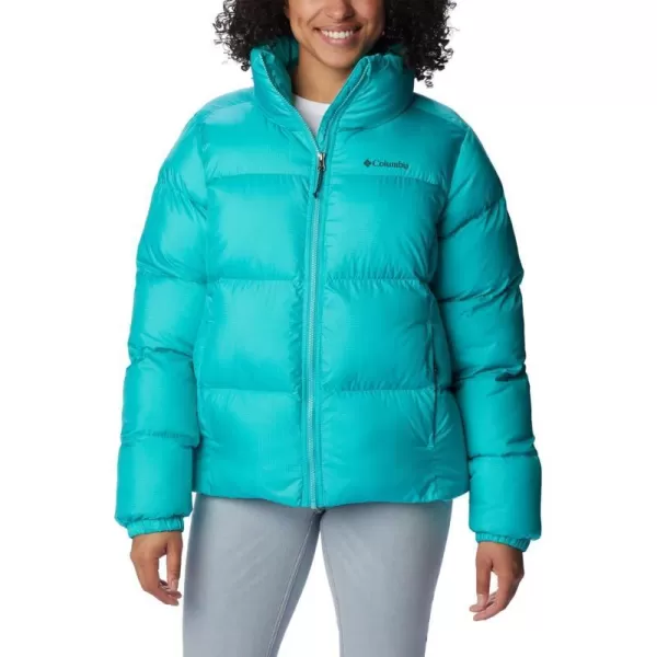 Columbia Puffect Jacket 1864781575 Womens Wild IrisBright Aqua