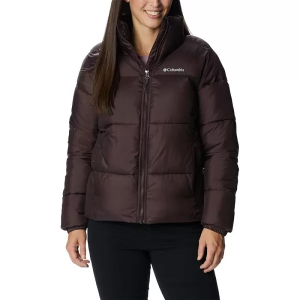 Columbia Puffect Jacket 1864781575 Womens Wild IrisNew Cinder