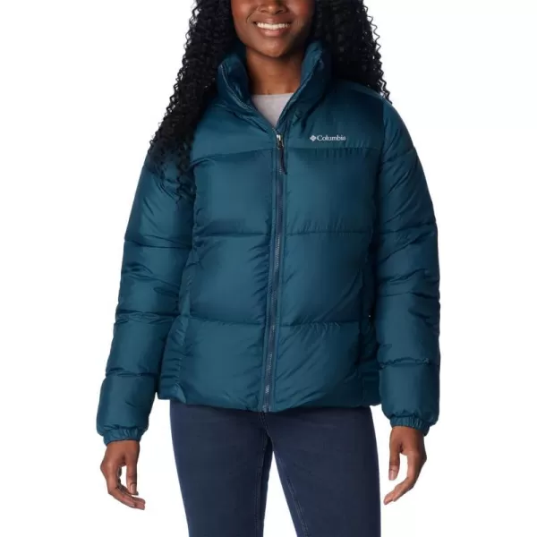 Columbia Puffect Jacket 1864781575 Womens Wild IrisNight Wave