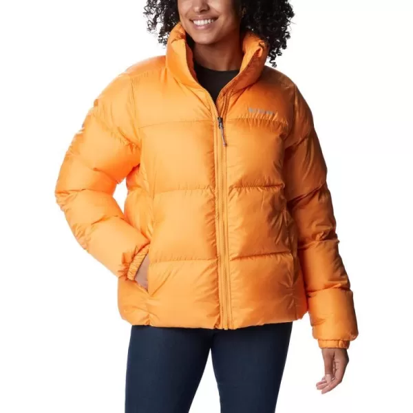 Columbia Puffect Jacket 1864781575 Womens Wild IrisSunset Peach