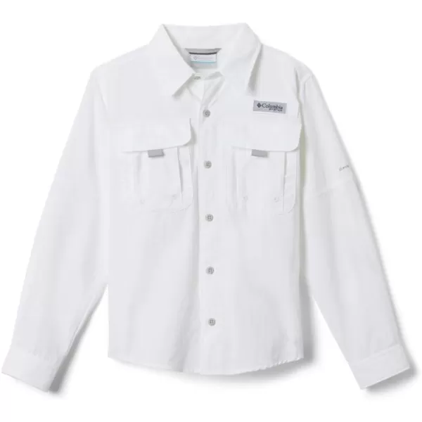 Columbia Sportswear Boys Bahama Long Sleeve ShirtWhite