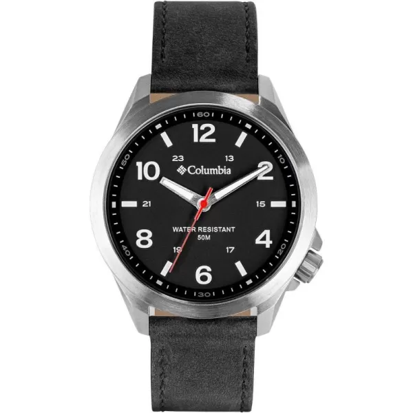 Columbia Timing Crestview Collection Classic Time Piece with Leather StrapColumbia Timing Crestview Collection Classic Time Piece with Leather Strap