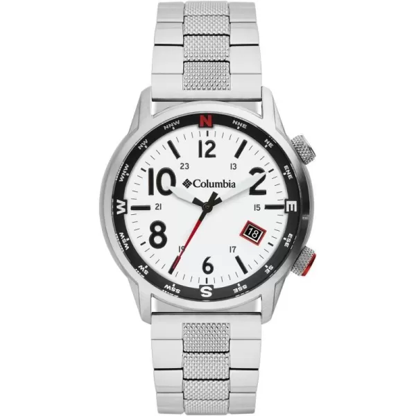 Columbia Timing Outbacker Stainless Steel Case with Stainless Steel BraceletWhite