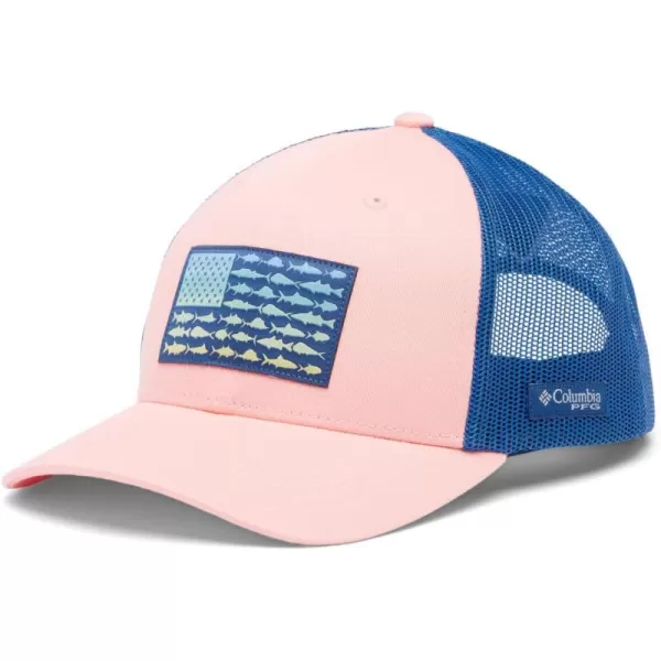 Columbia Unisex Kids PFG Fish Flag Snap BackSorbetCarbon