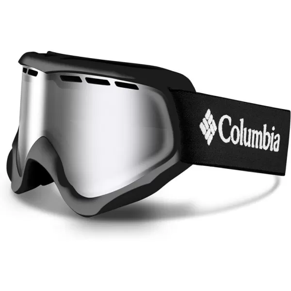 Columbia Unisex Kids Snow Goggles SNOWCATION  BlackGrey with Silver Ion LensColumbia Unisex Kids Snow Goggles SNOWCATION  BlackGrey with Silver Ion Lens