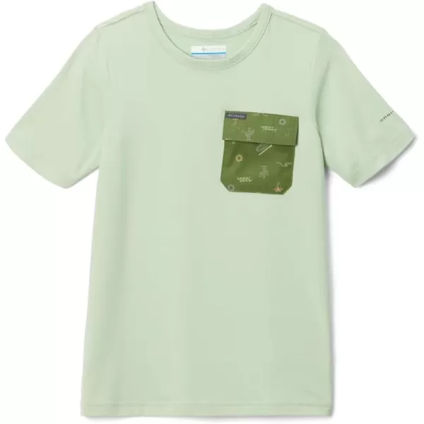 Columbia Unisex Kids Washed Out Utility ShirtSage Leaf