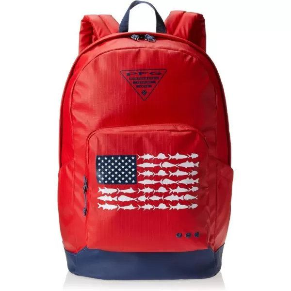 Columbia Unisex PFG PHG Zigzag 22L Backpack CarbonPFG Fish Flag One SizeRed SparkCarbonPfg Fish Flag One Size