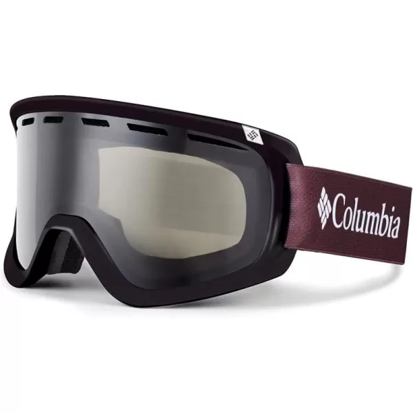 Columbia Unisex Snow Goggles Benton Springs  Deep Malbec with Dark Smoke LensColumbia Unisex Snow Goggles Benton Springs  Deep Malbec with Dark Smoke Lens